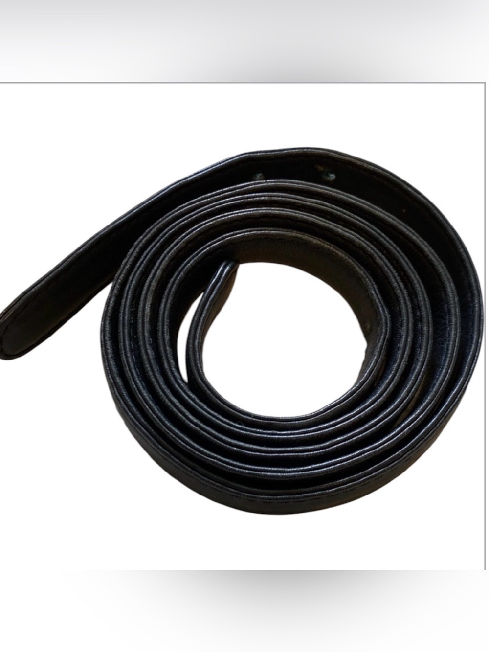 Black Leather Shoulder or Crossbody Replacement Strap
